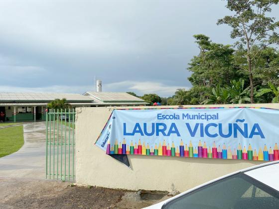 Escola Laura Vicuna teve as aulas suspensas após o incidente