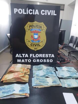 Dinheiro apreendido 