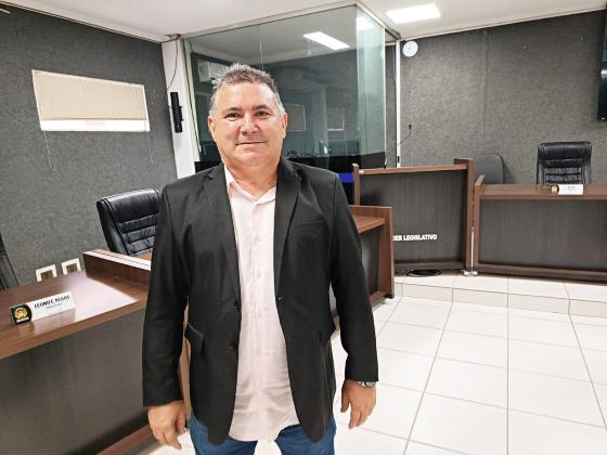 vereador Francisco Ailton, presidente da Câmara de Alta Floresta