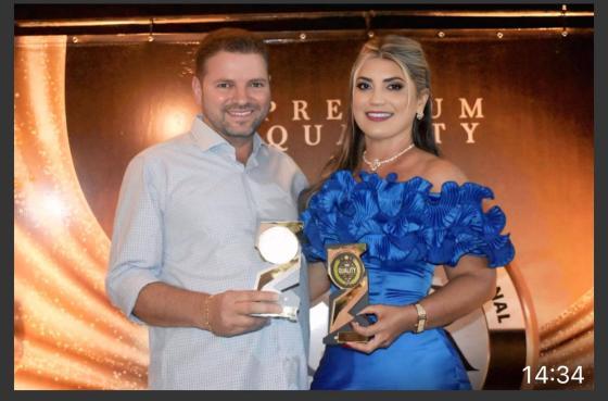  Prefeito Rogério e a primeira dama Lila de Souza