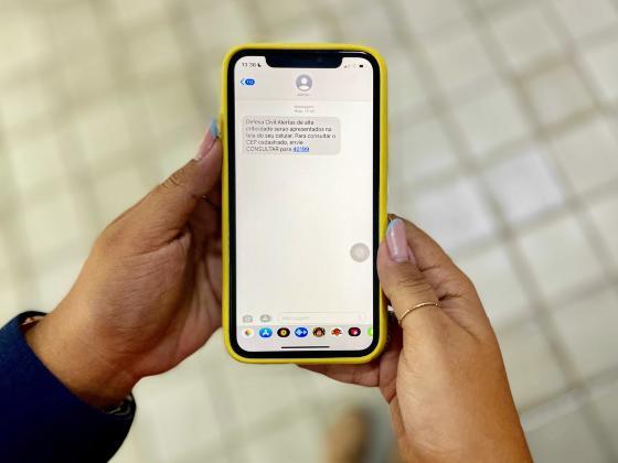 Cadastro é importante para receber os alertas