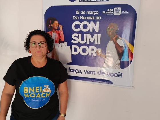 Adelina, coordenadora do Procon em Alta Floresta