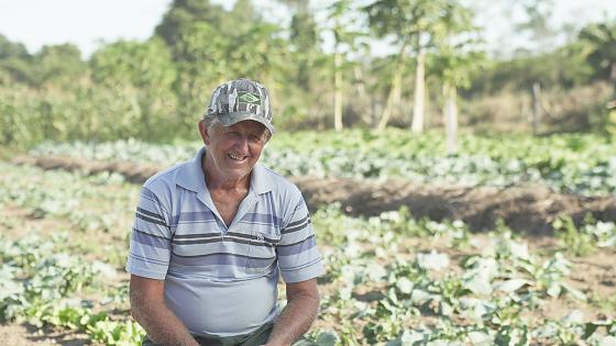 Celso do Sítio Castanheira,  comunidade Arco-Íris, em Paranaíta