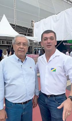 JJayme Campos com o prefeito Márcio Gonçalves