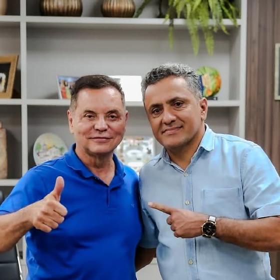 Deputado Eduardo Botelho e o prefeito Paulistinha
